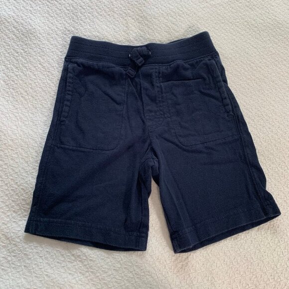 5/$25 Gap playtime favorites dark navy blue cotton 5" pullon elastic waist short - Picture 1 of 7